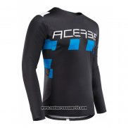 2020 Motocross Ciclismo Maglie Acerbis Manica Lunga Nero Blu