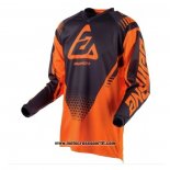 2020 Motocross Ciclismo Maglie Answer Manica Lunga Arancione