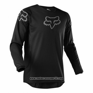 2020 Motocross Ciclismo Maglie FOX Manica Lunga Nero