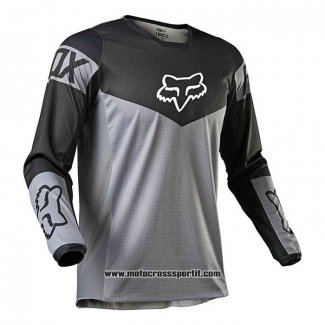 2020 Motocross Ciclismo Maglie FOX Manica Lunga Nero