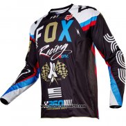 2020 Motocross Ciclismo Maglie FOX Manica Lunga Nero