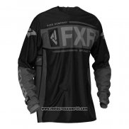 2020 Motocross Ciclismo Maglie FXR Manica Lunga Nero