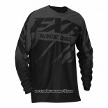 2020 Motocross Ciclismo Maglie FXR Manica Lunga Nero