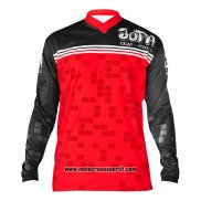 2020 Motocross Ciclismo Maglie Jopa Manica Lunga Rosso