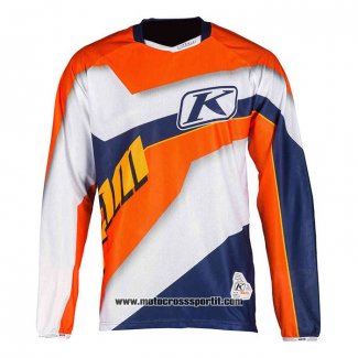 2020 Motocross Ciclismo Maglie Klim Manica Lunga Bianco