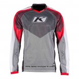 2020 Motocross Ciclismo Maglie Klim Manica Lunga Grigio