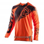 2020 Motocross Ciclismo Maglie Leatt Manica Lunga Arancione