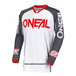 2020 Motocross Ciclismo Maglie Oneal Manica Lunga Bianco