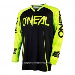 2020 Motocross Ciclismo Maglie Oneal Manica Lunga Nero Giallo