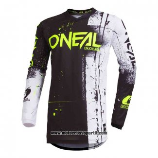 2020 Motocross Ciclismo Maglie Oneal Manica Lunga Nero