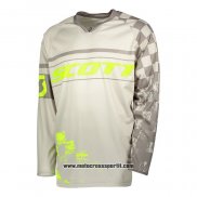 2020 Motocross Ciclismo Maglie Scott Manica Lunga Grigio