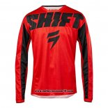 2020 Motocross Ciclismo Maglie Shift Manica Lunga Rosso