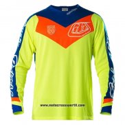 2020 Motocross Ciclismo Maglie TLD Manica Lunga Giallo