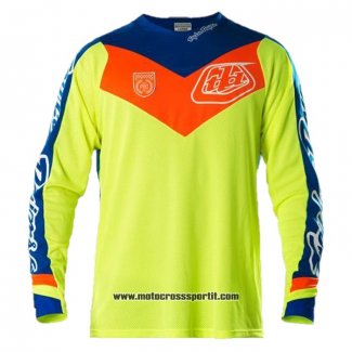 2020 Motocross Ciclismo Maglie TLD Manica Lunga Giallo