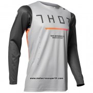 2020 Motocross Ciclismo Maglie Thor Manica Lunga Bianco