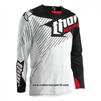 2020 Motocross Ciclismo Maglie Thor Manica Lunga Bianco