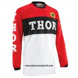 2020 Motocross Ciclismo Maglie Thor Manica Lunga Bianco