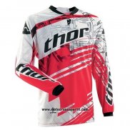 2020 Motocross Ciclismo Maglie Thor Manica Lunga Rosso