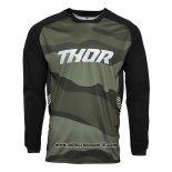 2020 Motocross Ciclismo Maglie Thor Manica Lunga Verde