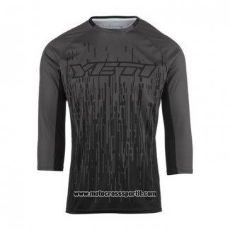 2020 Motocross Ciclismo Maglie Veti Manica Lunga Nero