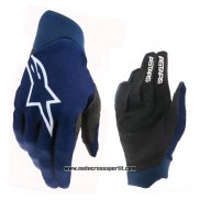 2021 Motocross Ciclismo Alpinestars Guanti Dita Lunghe Blu