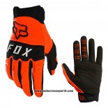 2021 Motocross Ciclismo FOX Guanti Dita Lunghe Arancione