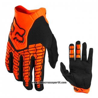 2021 Motocross Ciclismo FOX Guanti Dita Lunghe Arancione