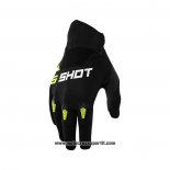 2021 Shot Motocross Ciclismo Guanti Dita Lunghe Giallo