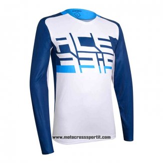 2020 Motocross Ciclismo Maglie Acerbis Manica Lunga Blu