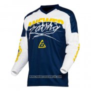 2020 Motocross Ciclismo Maglie Answer Manica Lunga Blu