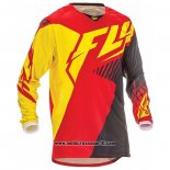 2020 Motocross Ciclismo Maglie FLY Manica Lunga Rosso