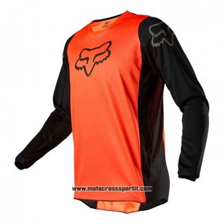 2020 Motocross Ciclismo Maglie FOX Manica Lunga Arancione