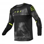 2020 Motocross Ciclismo Maglie FOX Manica Lunga Nero