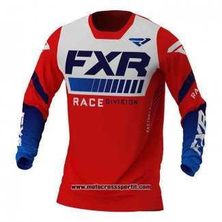 2020 Motocross Ciclismo Maglie FXR Manica Lunga Rosso