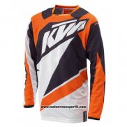 2020 Motocross Ciclismo Maglie KTM Manica Lunga Arancione