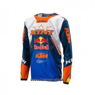 2020 Motocross Ciclismo Maglie KTM Manica Lunga Blu