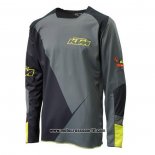 2020 Motocross Ciclismo Maglie KTM Manica Lunga Grigio