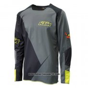 2020 Motocross Ciclismo Maglie KTM Manica Lunga Grigio