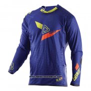 2020 Motocross Ciclismo Maglie Leatt Manica Lunga Viola