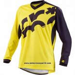 2020 Motocross Ciclismo Maglie Mavic Manica Lunga Giallo