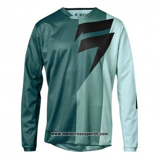 2020 Motocross Ciclismo Maglie Shift Manica Lunga Verde