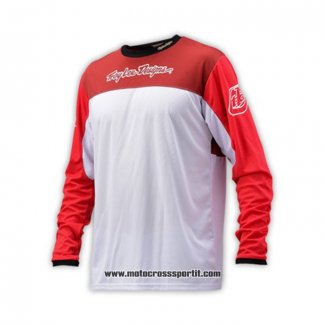 2020 Motocross Ciclismo Maglie TLD Manica Lunga Bianco