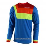 2020 Motocross Ciclismo Maglie TLD Manica Lunga Blu