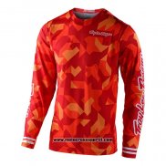 2020 Motocross Ciclismo Maglie TLD Manica Lunga Rosso