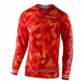 2020 Motocross Ciclismo Maglie TLD Manica Lunga Rosso