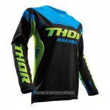 2020 Motocross Ciclismo Maglie Thor Manica Lunga Nero