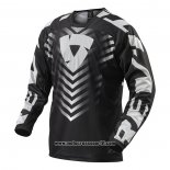 2021 Motocross Ciclismo Maglie Revit Scramble Manica Lunga Nero Bianco