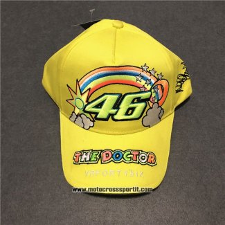 2020 Moto GP Ciclismo VR 46 Cappello Giallo