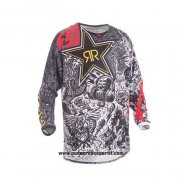 2020 Motocross Ciclismo Maglie FLY Manica Lunga Grigio