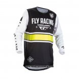 2020 Motocross Ciclismo Maglie FLY Manica Lunga Nero Bianco